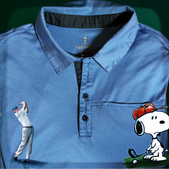 Other - Men's Toyota branded Lite Blue Golf Polo Shirt Large